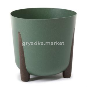 Фрида кашпо на ножках 8,1л d26 h23см зеленый FRIDA -Польша