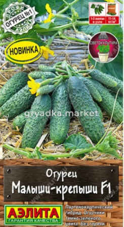 Огурец Малыши-крепыши F1 10шт Парт Ранн (Аэлита)