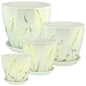 Бутон Роспись (177)  к-т из 4-х 1л, 2л, 3,8л, 5,4л    