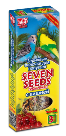 Лакомство д-попугаев SEVEN SEENDS (Семь семян) палочки с вишней 3шт(90г)-22 Лакомство д-попугаев SEVEN SEENDS (Семь семян) палочки с вишней 3шт(90г)-22