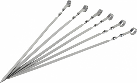 Шампура плоские 60х1см (уп6шт)