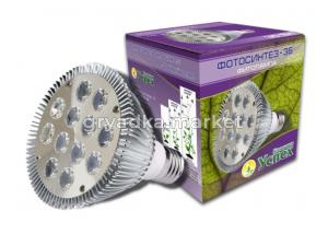 Фитолампа Фотосинтез-36 д-подсвечивания растений 1-1 Успех