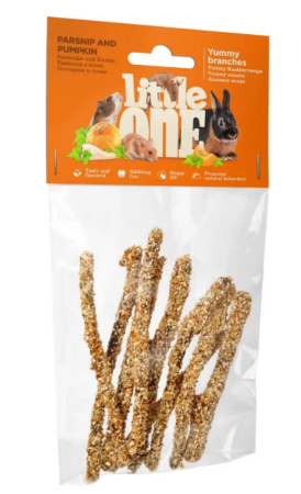 Лакомства д-грызунов Лакомые ветви c пастернаком и тыквой 35г Little One (Литтл Ван)-6