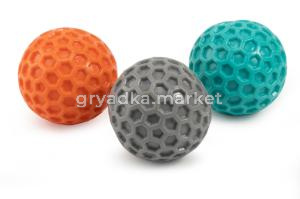 Игрушка резин Мяч d8см с пищалкой цвет в ассорт арт.2024-4470 1-12 ЧД