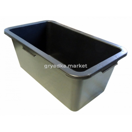 Таз 45л пластик строительный прямоугольный с ручками-25
