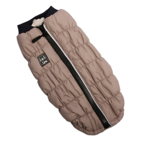 Жилетка для животных Lion, цвет: бежевый LMK-516 (на гладкой подкладке) (Размер XL (Длина спинки 36-