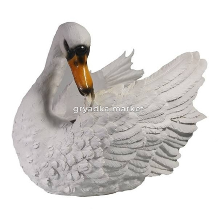 Фигура садовая Лебедь L31W19H26 см (ПОЛИСТОУН) 