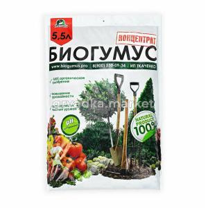 Удобрение Биогумус  5,5л органическое удобрение концентрат 510250