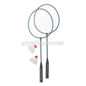 Набор для игры в бадминтон: 2 ракетки, 2 волана. Для лиц старше 14 лет (пластик, металл)