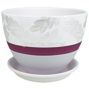 Горшок венеция Дижон d22см сиреневый