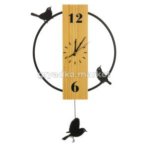 Часы настенные декоративные с маятником, L41 W5,5 H66 см, (1xAA не прилаг.)