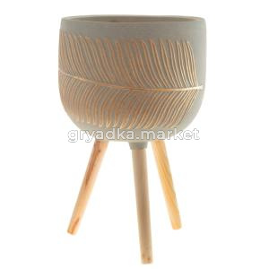 Кашпо, L29 W29 H45 см