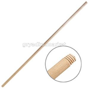 Черенок унив. с резьбой деревянный ВЫСШИЙ СОРТ  25х1200 сухой шлиф. -В