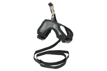 Комплект д-крыс-мор.свинок  АЭРО №1, поводок+шлейка 3D-сетка цв., об.гр. 12-17см 1-1