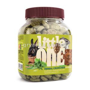 Little One Травяные подушечки. Лакомство для всех видов грызунов, банка 100г