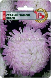Астра Старый замок селект Кварц китайская 40шт Одн 70см (Биотехника)