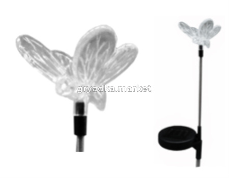 Фонарь садовый на солн. бат(уп 2 шт) 10х10х85-24 Т-С