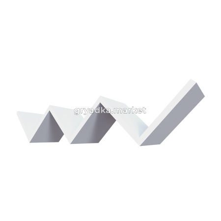 Полка МДФ Париж 79х15х15см белый 