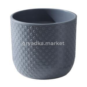 Клевер кашпо со вставкой 4,5л d19 h19см антрацит -6