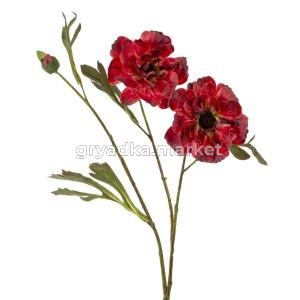 Цветок искусственный Анемон, L20 W22 H10 см