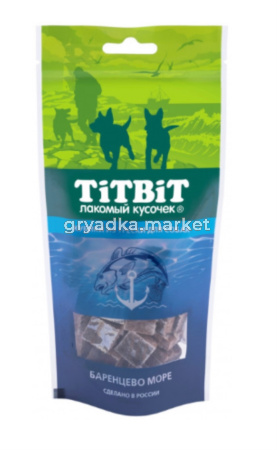 Лакомства д/собак Кубики из трески 75г Тит Бит 1/10