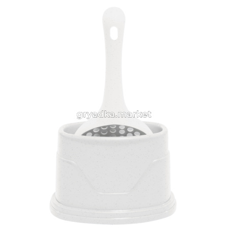 Cовок с подставкой для кошачьего туалета, белый, 275х170х95мм