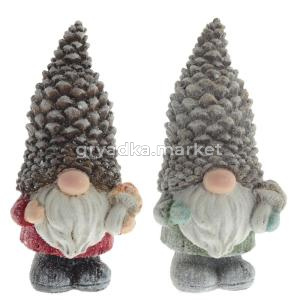 Фигурка декоративная Гном, L10,5 W9 H21 см, 2в.