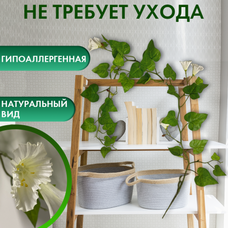 Иск.цветы Лиана вьюнок h104 см3 Иск.цветы Лиана вьюнок h104 см3