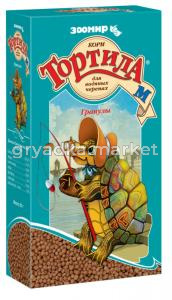 Корм Тортила-М д-вод черепах гранулы 90г-24-904 Зоомир