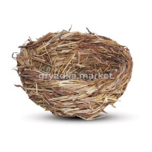 Гнездо для птиц из луговых трав, d110х45мм, серия NATURAL 