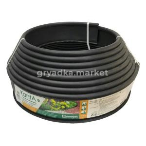 Бордюрная лента садовая 10смх10м черная 