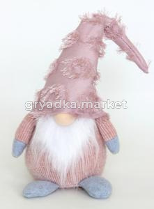 Игрушка набивная Гном L15 W14 H38 см Т-С