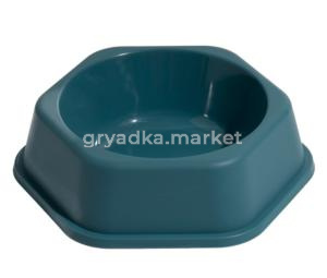 Миска WOGY д-животных 500мл 19.5х19.5х5.5см, микс арт.2024-0938 Код272672