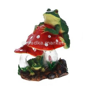 Лягушка на мухоморе L32 W24 H38 см
