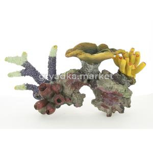 Композиция из кораллов пластиковая 27х21х29см-1