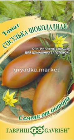 Томат Сосулька шоколадная 0,1г Индет Ср (Гавриш) автор