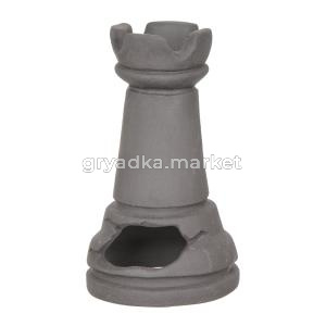 Декорация GLOXY Шахматная фигура Ладья черная 7х7х12см