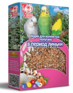 Корм д-попугаев волнистых в период линьки 400г SEVEN SEEDS (Семь семян) SPECIAL-12
