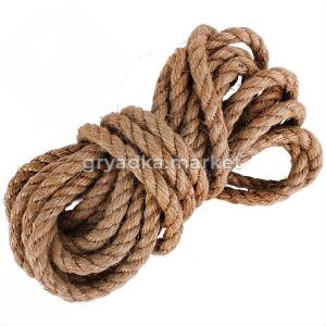 Шнур джутовый 14мм 10м