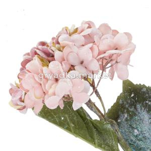 Цветок искусственный Гортензия, L15 W15 H51 см