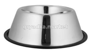 Миска металл с резинкой №1 0,12л.