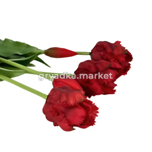 Искусственные цветы Букет тюльпанов из силикона 5 голов h40см в ассорт. 185570 3