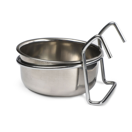 Миска металлическая с держателем, 0,25л, Triol