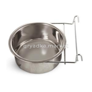 Миска металлическая с держателем, 0,15л 