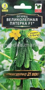 Огурец Великолепная пятерка F1 10шт Парт Ранн (Аэлита)