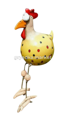 Фигурка керамика Петюня сидячий желтый 9*11*12 Китай