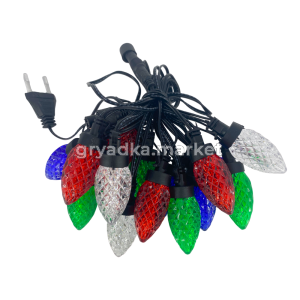 Гирлянда Грани 16 ламп 3м микс