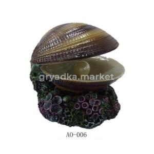 Грот Meijing Морская раковина с жемчужиной (распылитель) 10х10х8 см