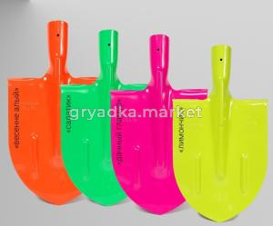 Лопата штыковая 200х270 ЛКО р-ж сталь рессорно-пружинная 65г б-ч (весенне алый) -МЛШЗ-10