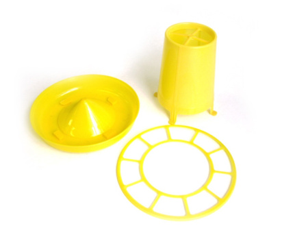 Кормушка унив.1л Птичий домик (емкость+поддон+решетка)-5!!! К